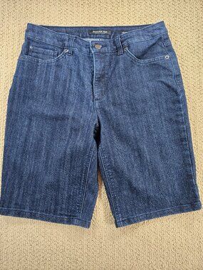 Jones New York Signature Denim Bermuda Shorts Sz 6  Lexington Short